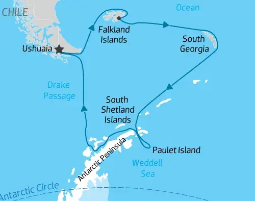 Falkland Islands, South Georgia & Antarctica 20 Day | Discoverer