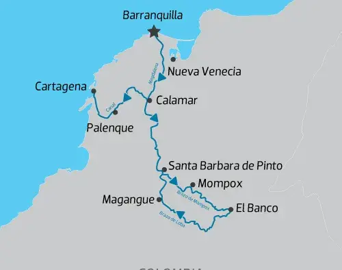Magic of Colombia Cruise | AmaMagdalena