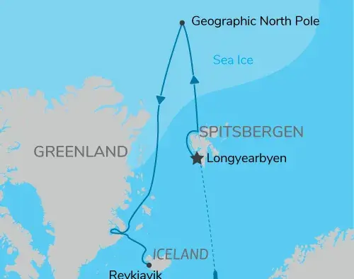 Geographic North Pole & East Greenland | Le Commandant Charcot