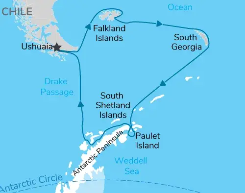 Extended Falklands, South Georgia & Antarctica | Ocean Nova