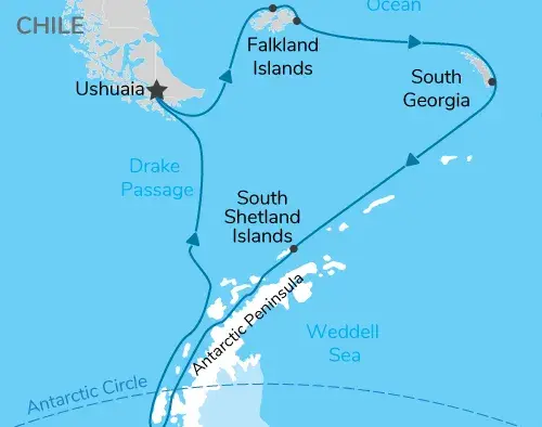 Ultimate Explorer: Falklands, South Georgia & Antarctic Circle | Ocean Nova
